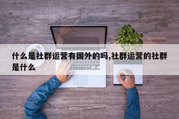 什么是社群运营有国外的吗,社群运营的社群是什么